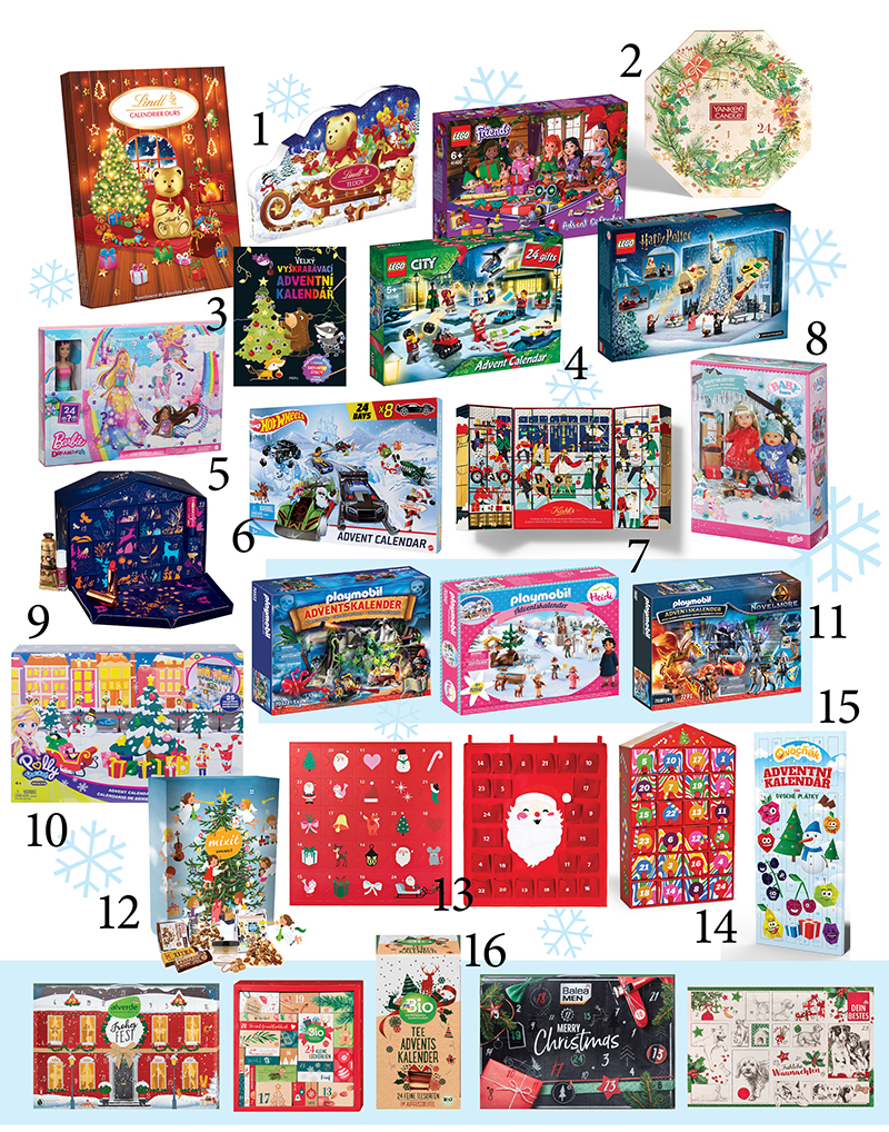 Nejlepší adventní kalendáře OL4you Olomoucký lifestylový web