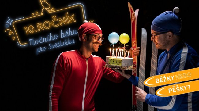 Přidejte se k nočnímu běhu pro Světlušku na podporu nevidomých