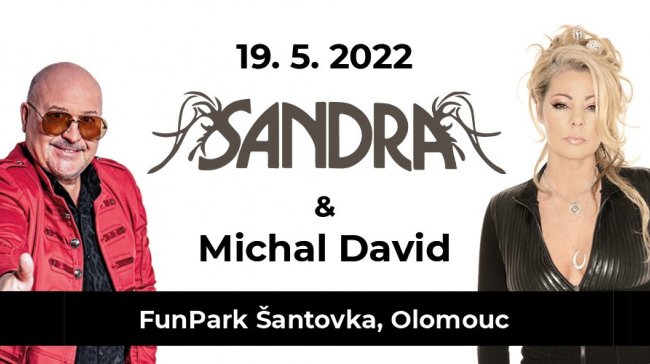 Popová hvězda Sandra a hitmaker Michal David rozproudí Šantovku