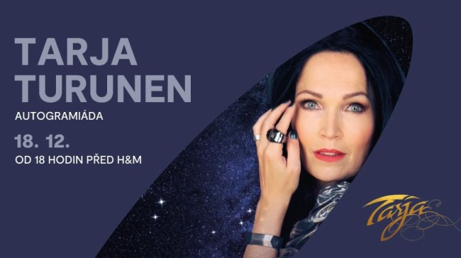 Tarja Turunen už v pondělí v Šantovce! Chystá se autogramiáda pro fanoušky