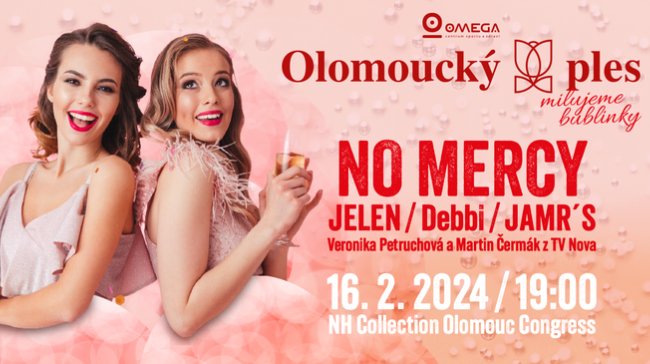 Omega Olomoucký ples je tu! A miluje bublinky
