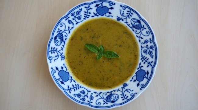 RECEPT: Polévka ze zelené dýně Hokkaido
